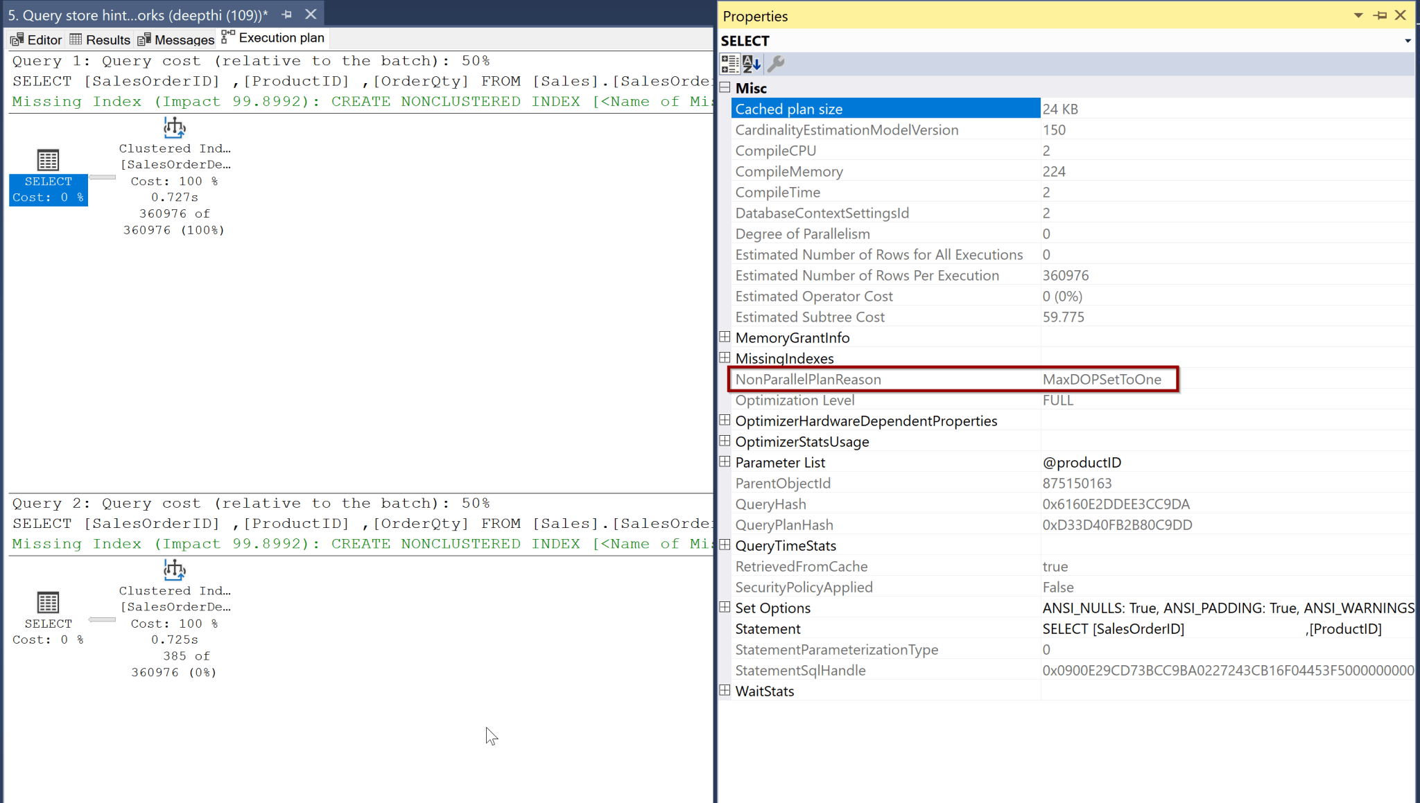 Query Store Fundamentals: Query Store Hints – Deepthi Goguri's SQL ...